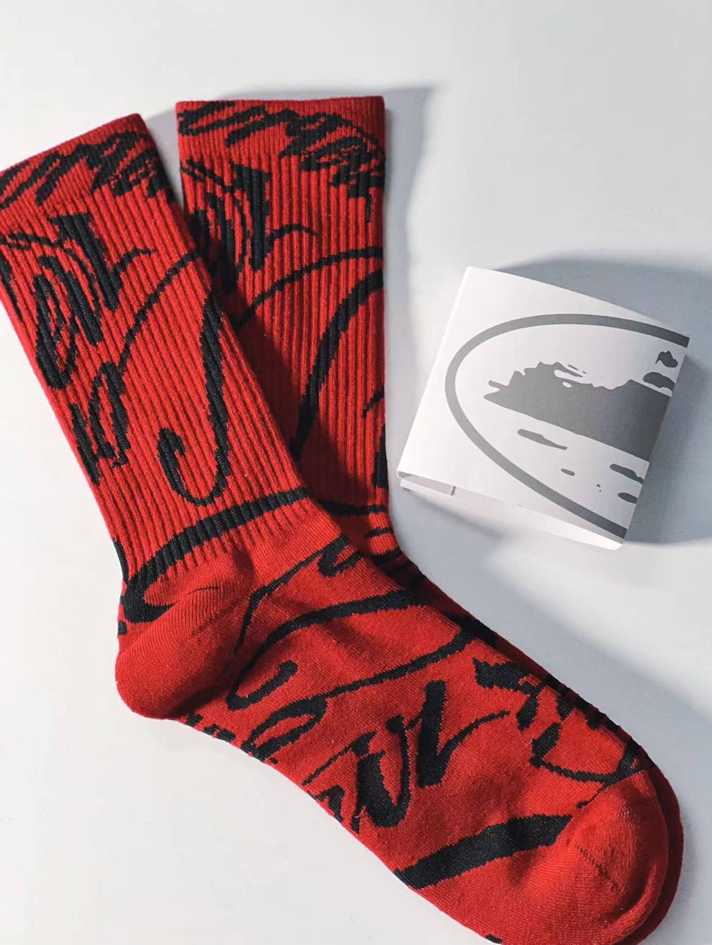 Corteiz Decorative Pattern Towel Socks