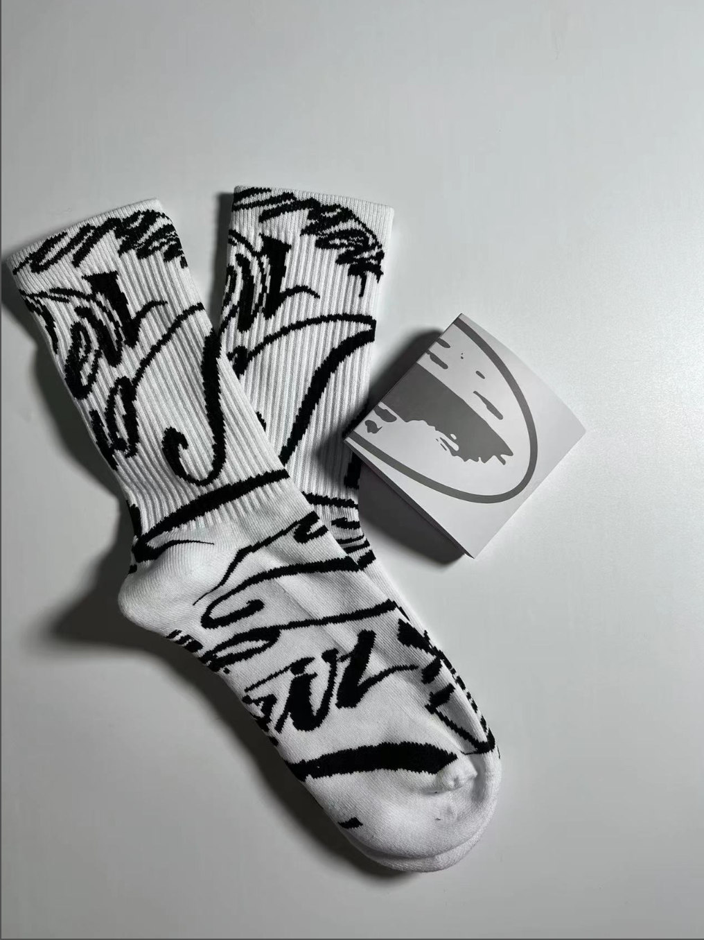 Corteiz Decorative Pattern Towel Socks