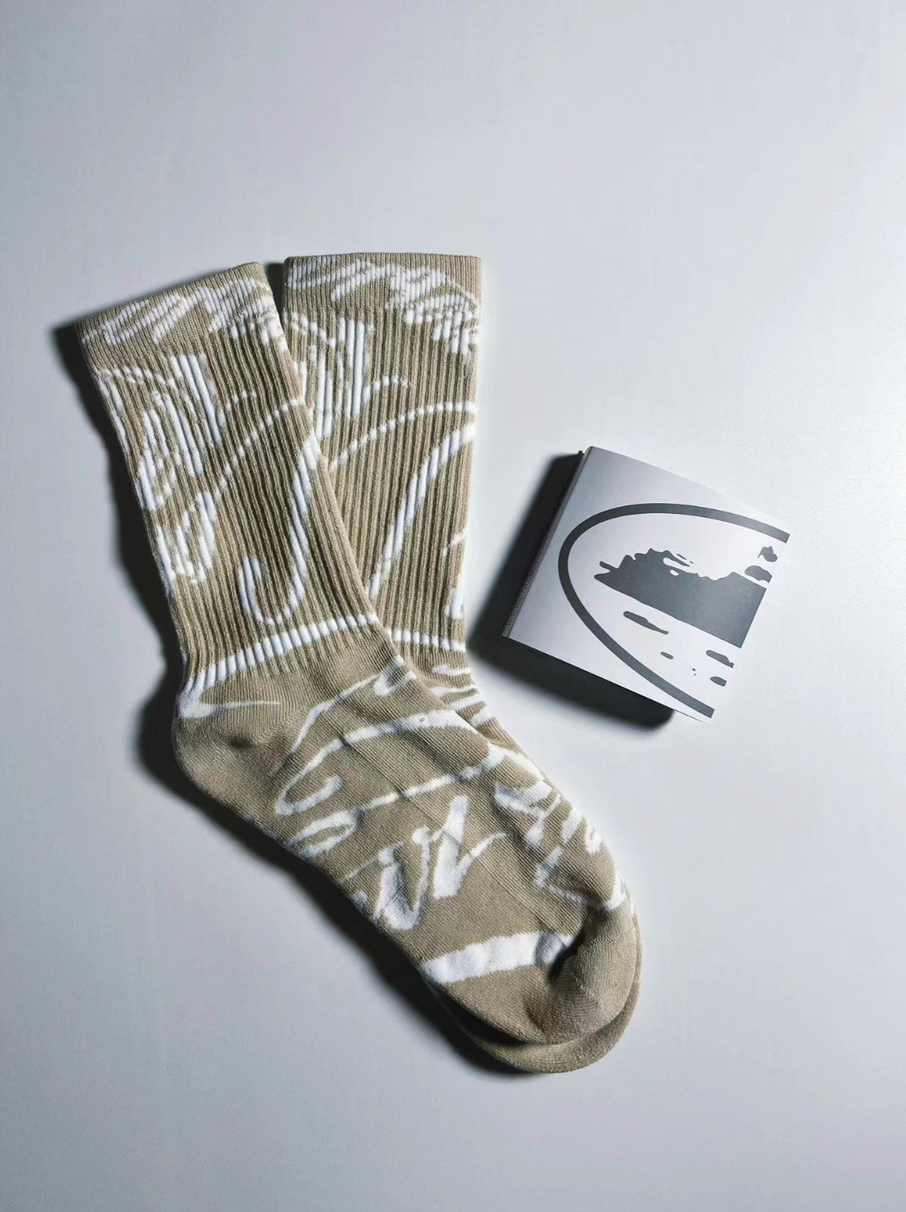 Corteiz Decorative Pattern Towel Socks